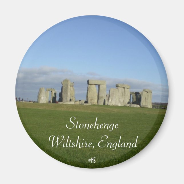Stonehenge Wiltshire, England Magnet (Framsidan)