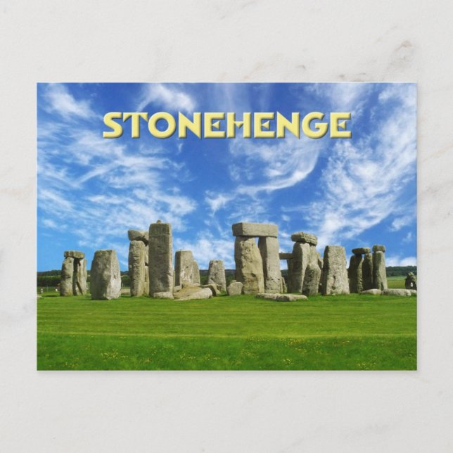 Stonehenge, Wiltshire, England Vykort (Framsida)