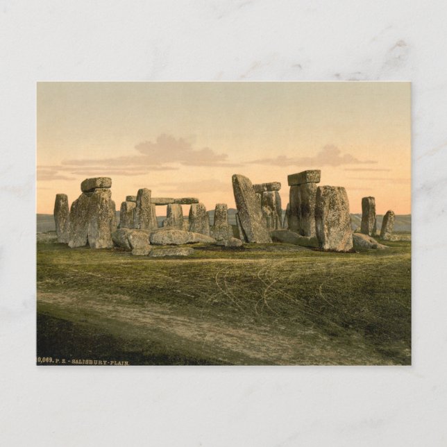 Stonehenge, Wiltshire, England Vykort (Framsida)