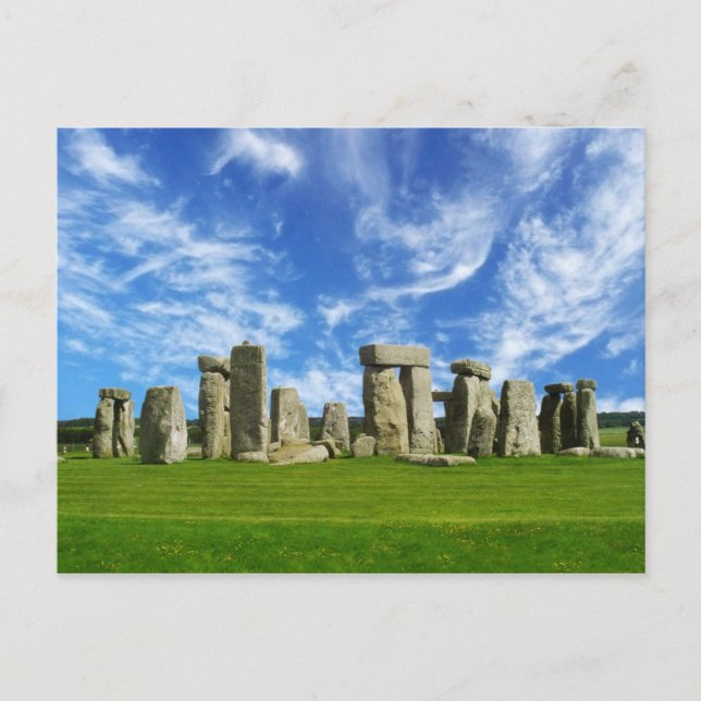 Stonehenge, Wiltshire, England Vykort (Framsida)