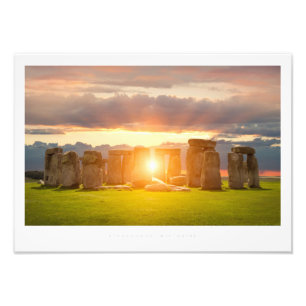 Stonehenge, Wiltshire Fototryck