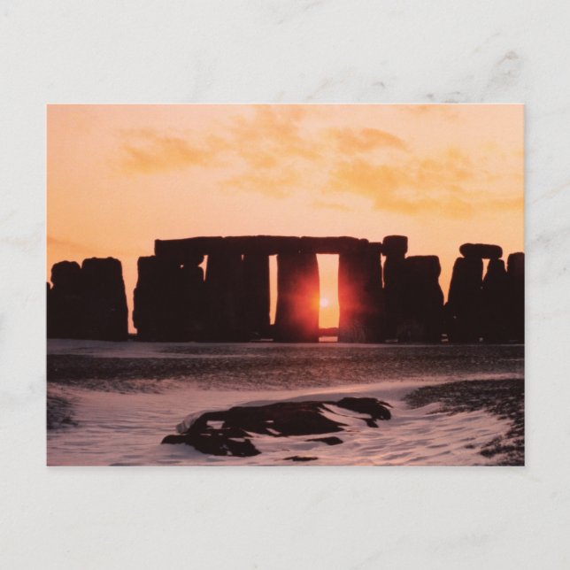 Stonehenge, Winter Solstice Vykort (Framsida)