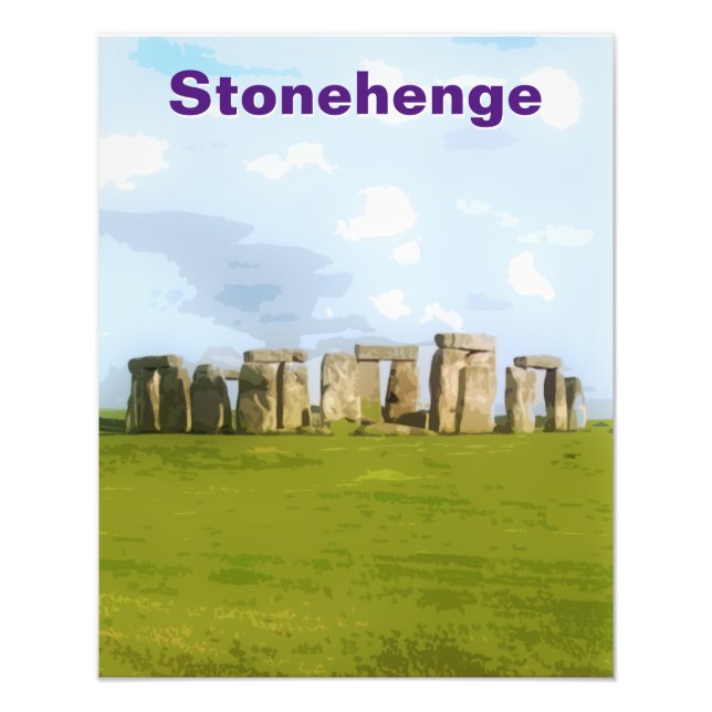 Stonehenge World Heritage Site Fototryck (Framsidan)