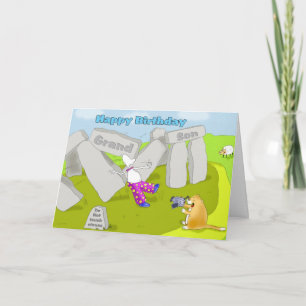 stonehengefödelsedagsonson kort