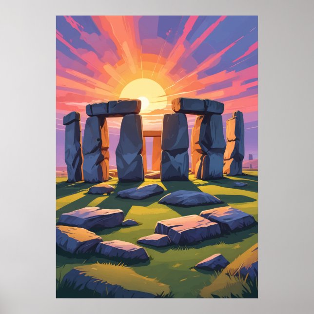 Stonehenges mysterier poster (Framsidan)
