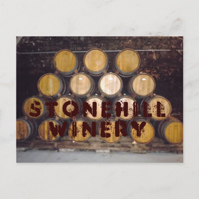 Stonehill Winery Vykort (Framsida)