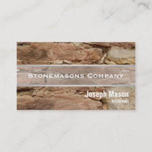 stonemason visitkort