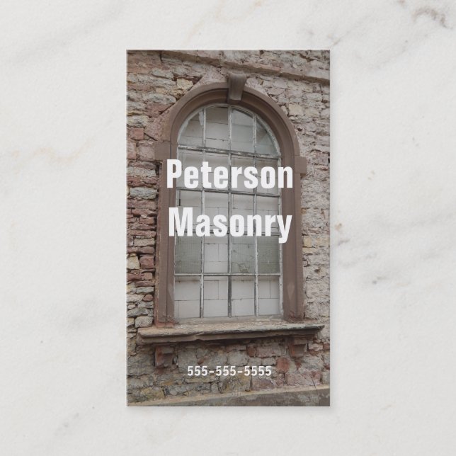 Stonemasonmasonry Visitkort (Framsida)