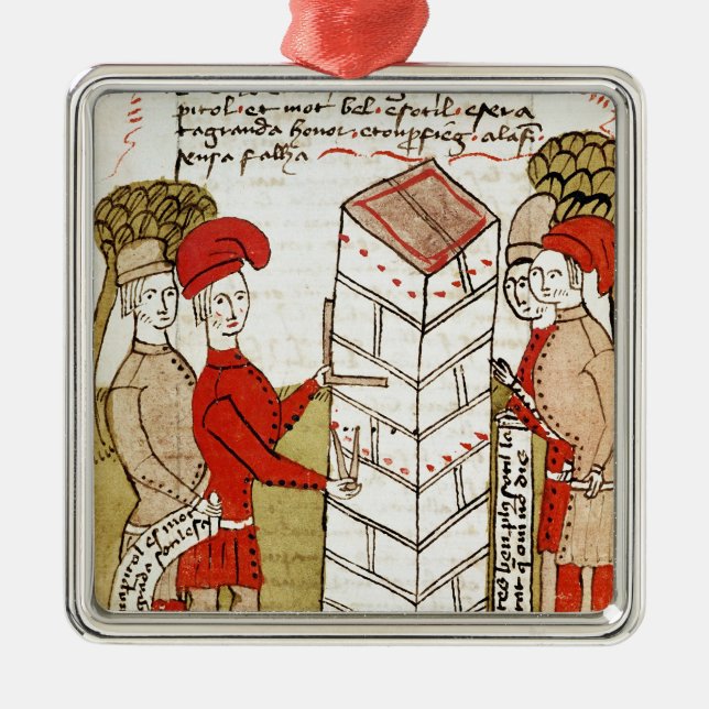 Stonemasons från 'Traited'Arpentage Julgransprydnad Metall (Framsidan)