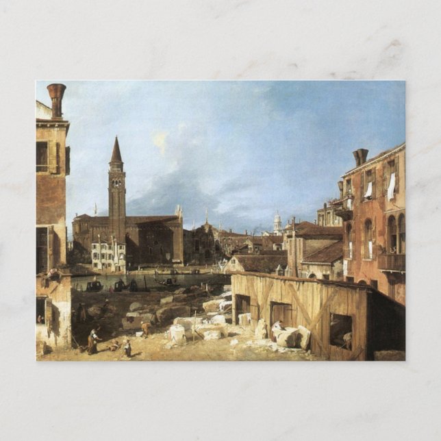 Stonemason's Yard. Vykort (Framsida)