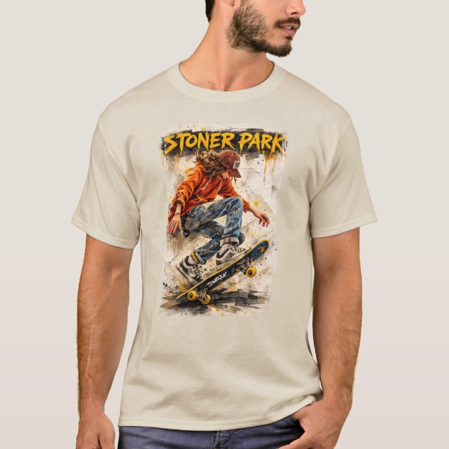 STONER SKATEPARK T SHIRT (Framsida)