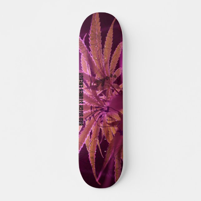 Stoner vibes mini skateboard bräda 18,5 cm (Framsida)