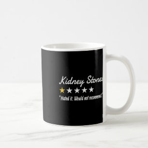 Stones 1 stjärna Review Kidney Stones Kidney Disea Kaffemugg