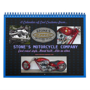 Stones Anpassningsbar Motorcycle Calendar 2012 Kalender