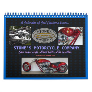Stones Anpassningsbar Motorcycle Calendar 2012 Kalender