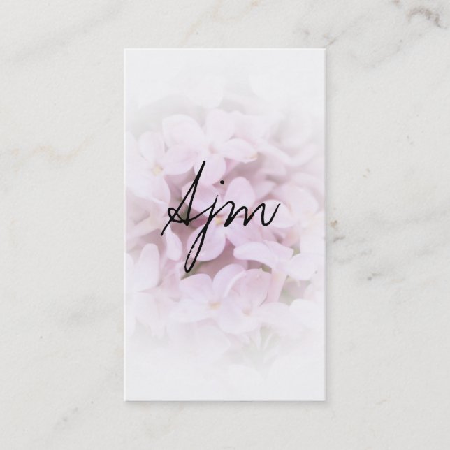 Stones & Flowers (massageterapi) Visitkort (Framsida)