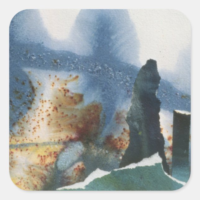 Stones Fyrkantigt Klistermärke (Framsida)