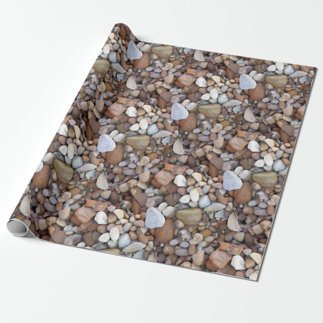 Stones River Rocks Ovanlig Presentpapper (Utrullad)