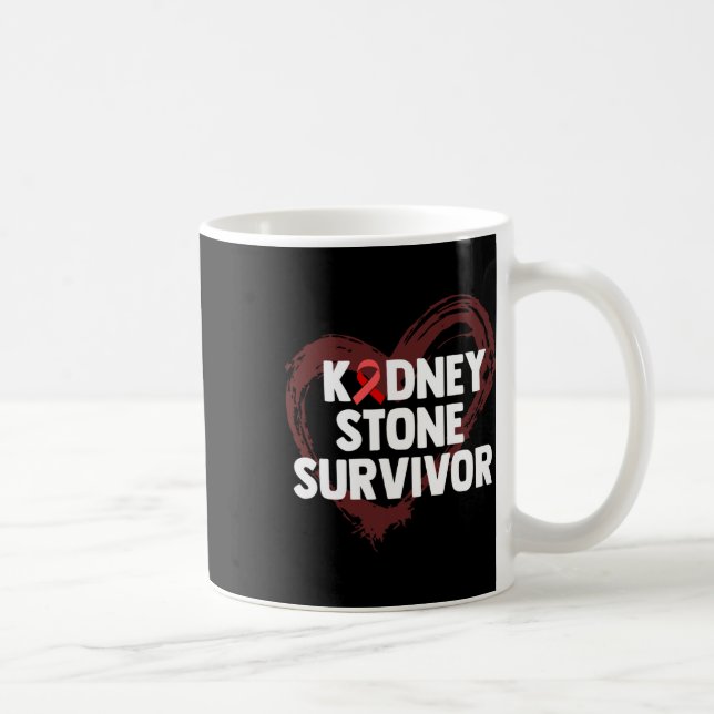 Stones Survivor Kidney Disease Image Kaffemugg (Höger)