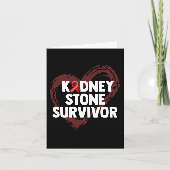 Stones Survivor Kidney Disease Image Kort (Framsida)