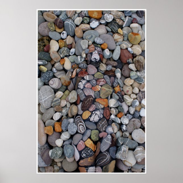 Stonestrand av Johannes Stötter Poster (Framsidan)