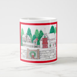 Stonewall Christmas Farm Jumbo Coffee Mug Jumbo Mugg