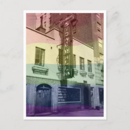 Stonewall Inn-vykort (regnbåge) Vykort
