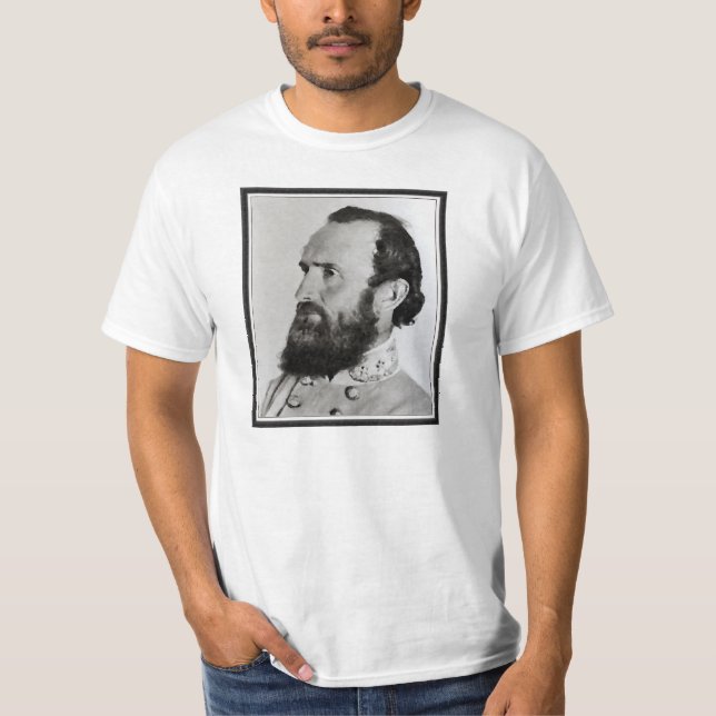 Stonewall Jackson - berömdt citationstecken Tee Shirt (Framsida)