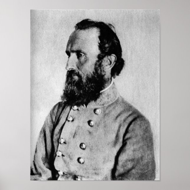 Stonewall Jackson Civil Krig Poster (Framsidan)