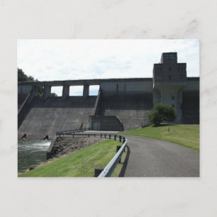 Stonewall Jackson Dam, Väster Fork River, Weston, Vykort