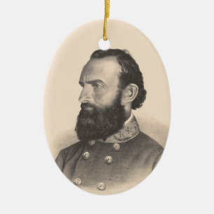 Stonewall Jackson Julgransprydnad Keramik