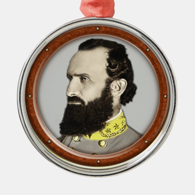 Stonewall Jackson Julgransprydnad Metall (Framsidan)