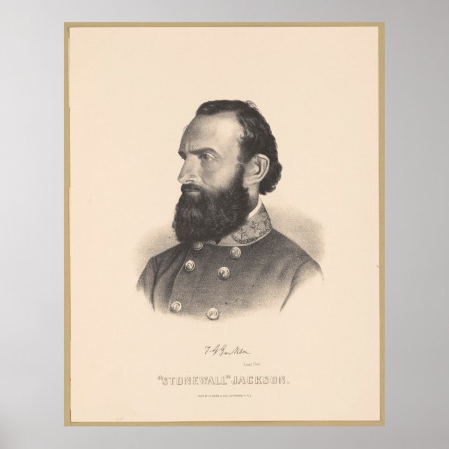 Stonewall Jackson Poster (Framsidan)