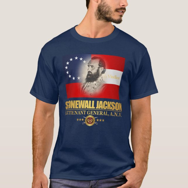 Stonewall Jackson (Södra patriot) Tröja (Framsida)