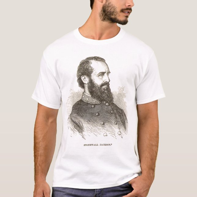 Stonewall Jackson T-tröja T Shirt (Framsida)