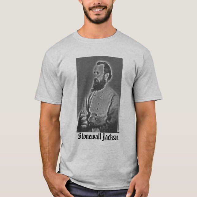 Stonewall Jackson T-tröja Tee Shirt (Framsida)