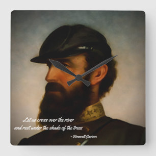 Stonewall Jackson tar tid på Fyrkantig Klocka