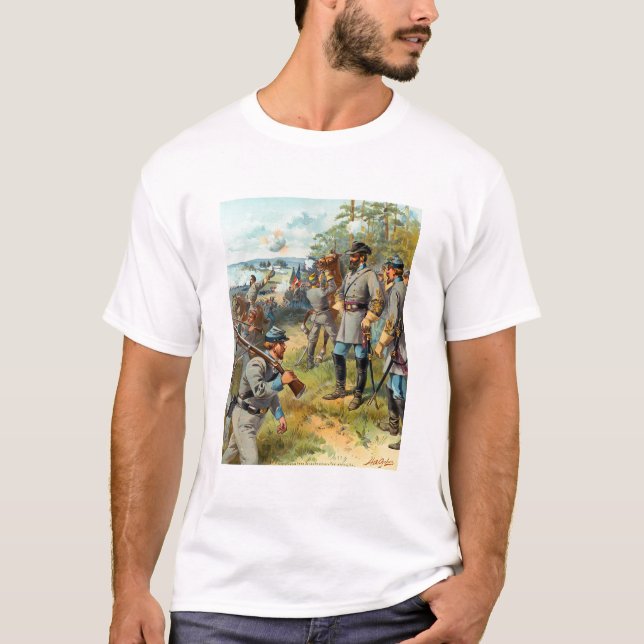 Stonewall Jackson vid Bull Springa, 17 augusti, 18 T Shirt (Framsida)