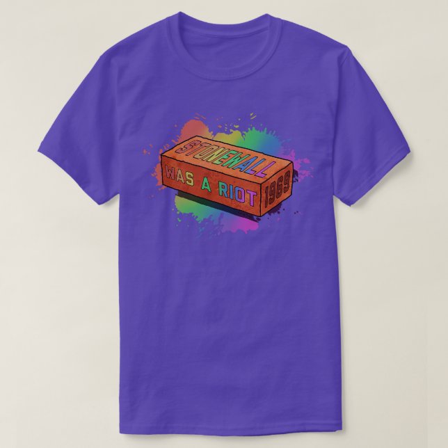 Stonewall var en ridå t shirt (Design framsida)