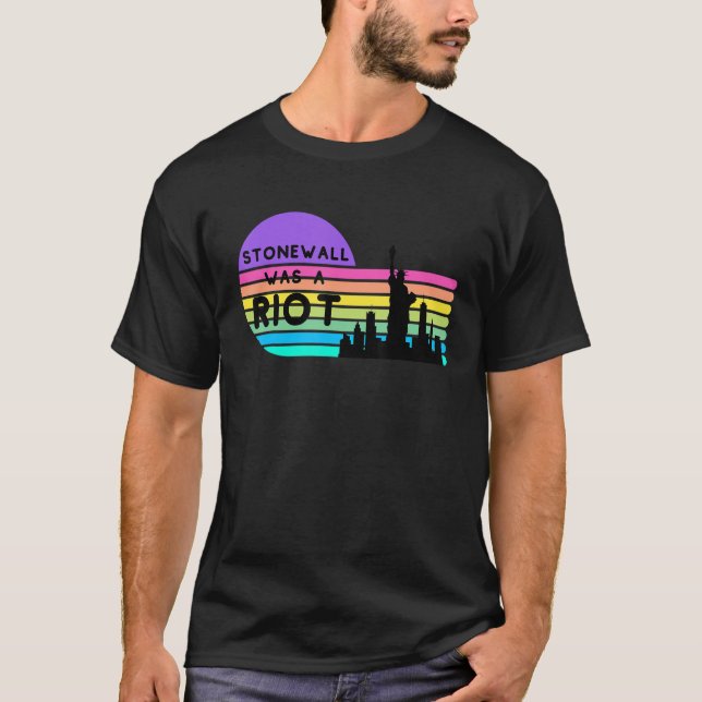 Stonewall var en Riot T Shirt (Framsida)