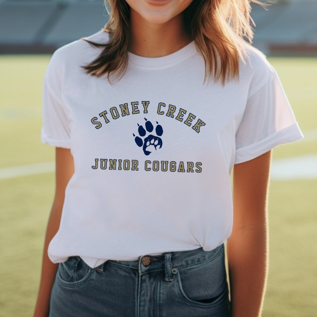 Stoney Bäck Junior Cougars White T Shirt (Skapare uppladdad)