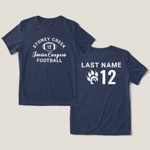 Stoney Creek Junior Cougars Football Vit T Shirt