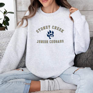 Stoney Creek Junior Cougars Paw Ash Mysig T Shirt