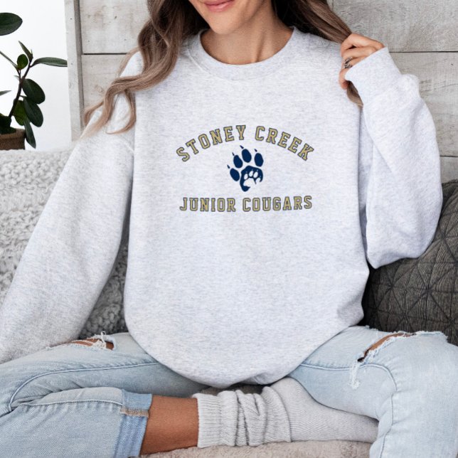 Stoney Creek Junior Cougars Paw Ash Mysig T Shirt (Skapare uppladdad)