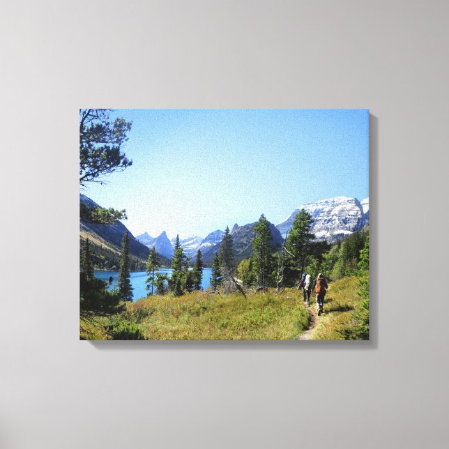 Stoney Indian Pass Trail - Glacier National Park Canvastryck (Framsida)