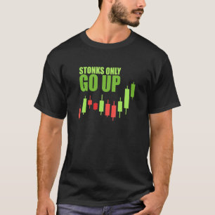 Stonger Go Up Trader Lagrar Meme Investor Tradi T Shirt