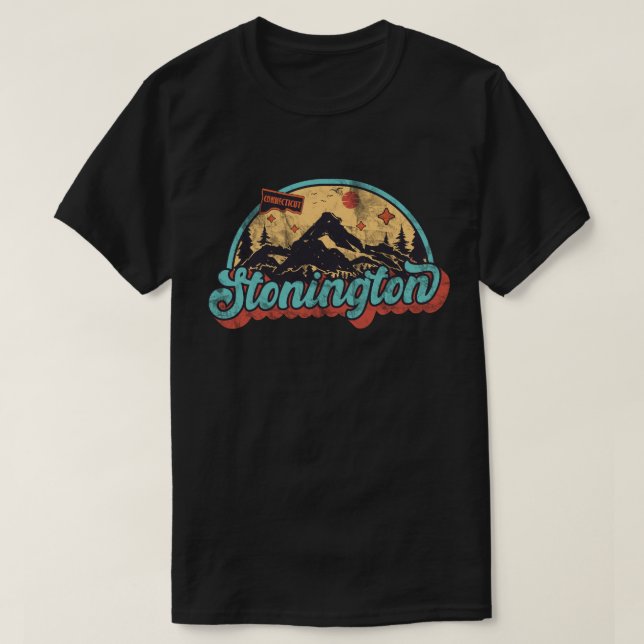 Stonington, Connecticut T Shirt (Design framsida)