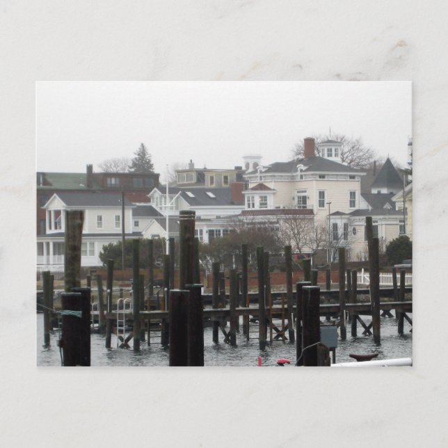 stonington från docka vykort (Framsida)