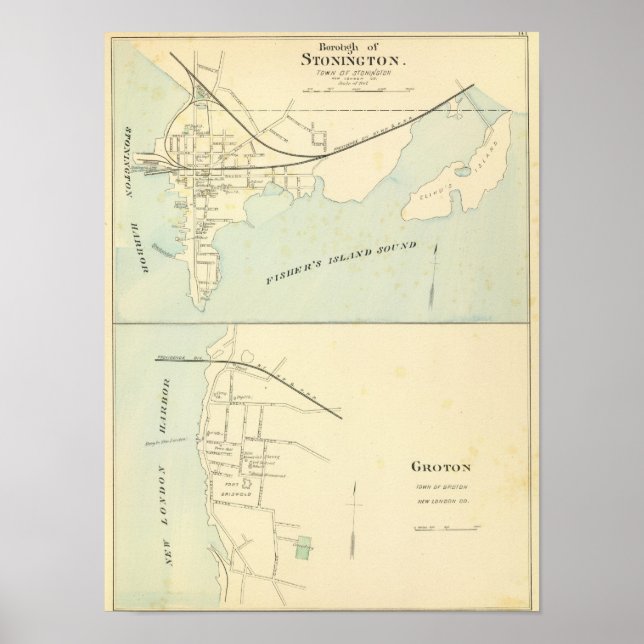 Stonington, Groton Poster (Framsidan)