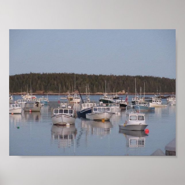 Stonington Harbor, Stonington Maine Affisch (Framsidan)